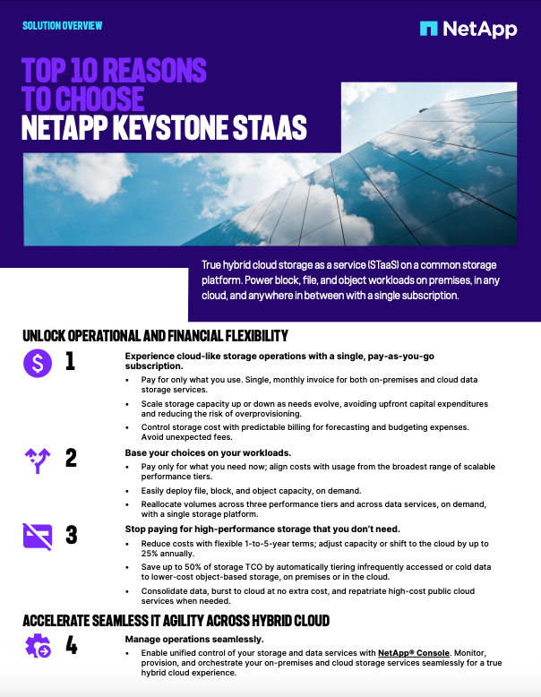 NetApp Keystone STaaS PDF preview