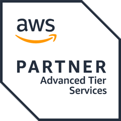 AWS partner badge - advanced tier services partner