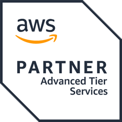 AWS partner badge - advanced tier services partner