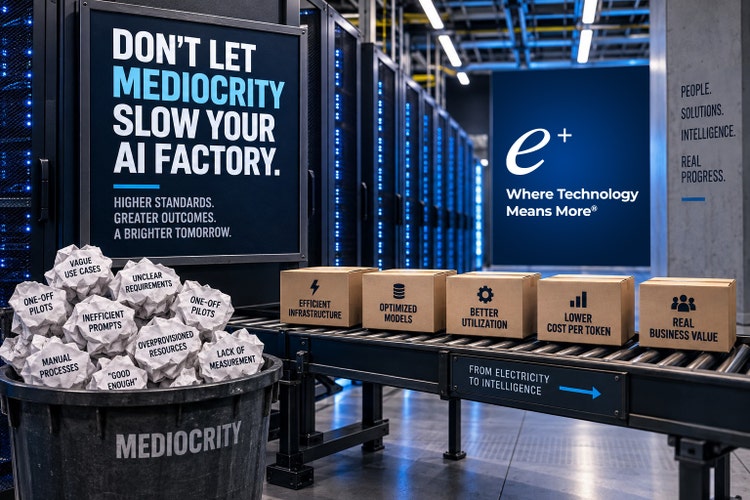 ai factory conveyor belt with boxes and trash can